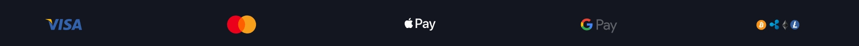 Jokabet Casino payment methods with Visa, Mastercard, Apple Pay, Google Pay and crypto icons